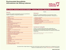 Tablet Screenshot of liebenauer-gesundheits-info.de